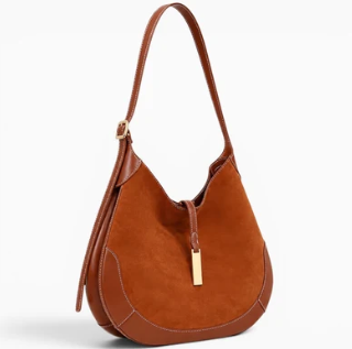 Soft  Velvet Vegan Leather Shoulder Bag